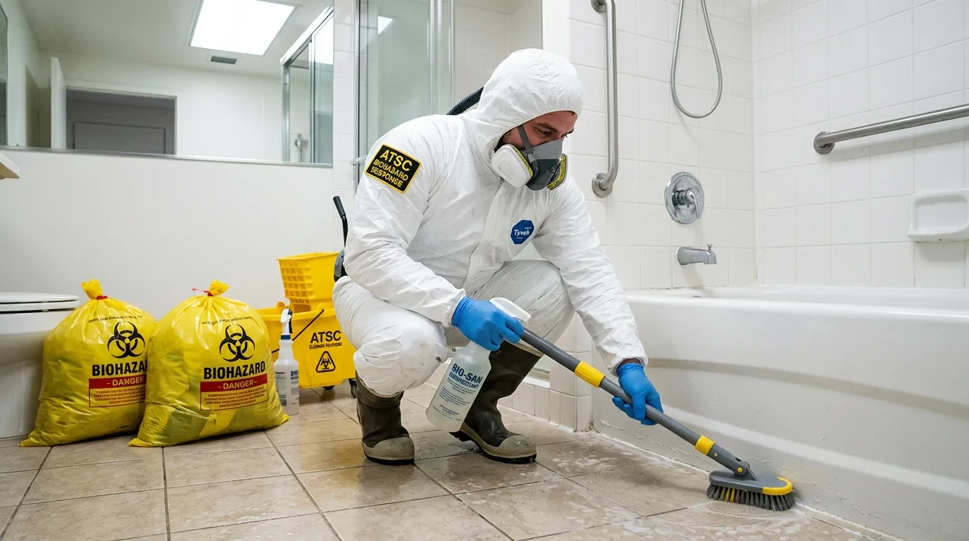 Decontamination equipment deployed for Blood Cleanup in Lake Arbor